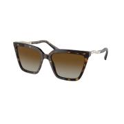 Moderne Zonnebril 504/T5 Bvlgari , Brown , Dames