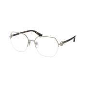 Stijlvolle Metalen Frame Bril Bvlgari , Yellow , Unisex