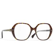 Stijlvolle originele receptbrillen Chanel , Brown , Dames