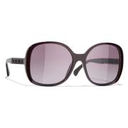 Sunglasses Chanel , Red , Dames