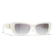 Sunglasses Chanel , White , Unisex