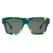 Groen Frame Zonnebril Gucci , Multicolor , Unisex