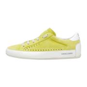 Leather and suede sneakers Dafne Candice Cooper , Yellow , Dames