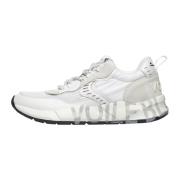 Leather and nylon sneakers Club01 Voile Blanche , White , Heren