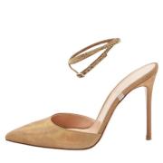 Pre-owned Leather sandals Gianvito Rossi Pre-owned , Yellow , Dames