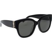 Stijlvolle zonnebril voor modebewuste vrouwen Saint Laurent , Black , ...