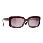 Sunglasses Chanel , Red , Unisex