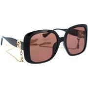 Iconische zonnebril voor vrouwen Gucci , Black , Dames