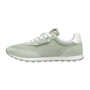 Suede and technical fabric sneakers Plume. Candice Cooper , Green , Da...
