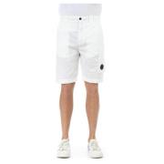 Militair geïnspireerde Cargo Bermuda Shorts C.p. Company , White , Her...