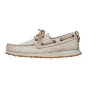 Leather loafers Hull 02 MAN Voile Blanche , Beige , Heren