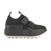 Gedurfd Sleehak Platform Sneaker United Nude , Black , Dames