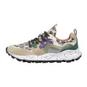 Suede and technical fabric sneakers Yamano 3 UNI Flower Mountain , Mul...