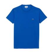 T-Shirts Lacoste , Blue , Heren