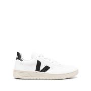 Wit Zwart V-10 Sneakers Veja , White , Heren