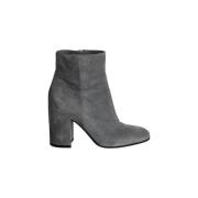 Pre-owned Leather boots Gianvito Rossi Pre-owned , Gray , Dames