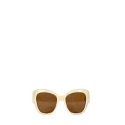 Pre-owned Plastic sunglasses Gucci Vintage , Beige , Dames