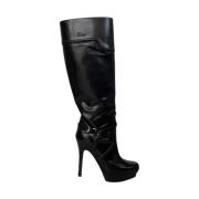 Pre-owned Fabric boots Gucci Vintage , Black , Dames