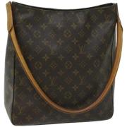 Pre-owned Canvas louis-vuitton-bags Louis Vuitton Vintage , Brown , Da...