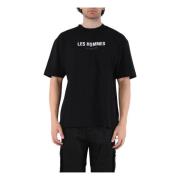 T-Shirts Les Hommes , Black , Heren