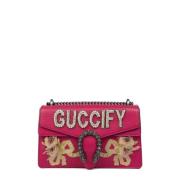 Pre-owned Leather gucci-bags Gucci Vintage , Pink , Dames