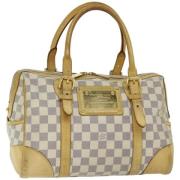 Pre-owned Canvas louis-vuitton-bags Louis Vuitton Vintage , White , Da...