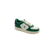 Groene leren Polo schoenen Masters Ralph Lauren , Green , Heren
