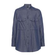 Casual Shirts Emporio Armani , Blue , Heren