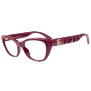 Luxe Bril Gg0813O Gucci , Red , Dames