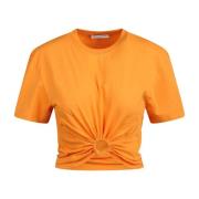 T-Shirts Paco Rabanne , Orange , Dames