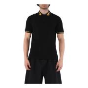 Polo Shirts Versace Jeans Couture , Black , Heren