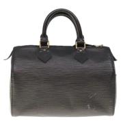 Pre-owned Leather louis-vuitton-bags Louis Vuitton Vintage , Black , D...