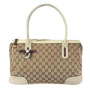 Pre-owned Fabric shoulder-bags Gucci Vintage , Brown , Dames