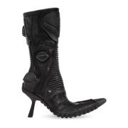 Enkellaarzen met hak Balenciaga , Black , Dames