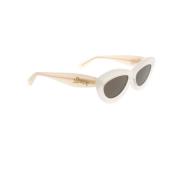 Sunglasses Loewe , White , Dames