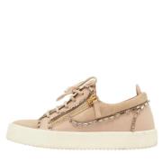 Pre-owned Leather sneakers Giuseppe Zanotti Pre-owned , Beige , Dames