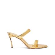 Heeled Mules Casadei , Yellow , Dames