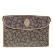 Pre-owned Canvas clutches Yves Saint Laurent Vintage , Brown , Dames