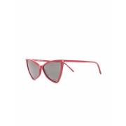 SL 475 Jerry 003 Sunglasses Saint Laurent , Red , Dames