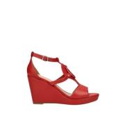 Wedges Emporio Armani , Red , Dames