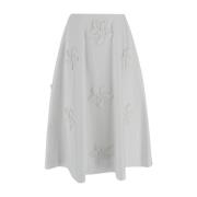 Midi Skirts Valentino , White , Dames