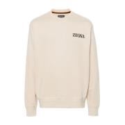 Sweatshirts Ermenegildo Zegna , Beige , Heren