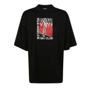 T-Shirts Palm Angels , Black , Dames