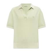 Polo shirt met logo Lacoste , Green , Dames