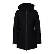 Lila Hooded Parka Save The Duck , Black , Dames