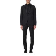 Single Breasted Suits Tagliatore , Black , Heren