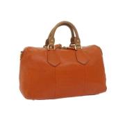 Pre-owned Leather prada-bags Prada Vintage , Orange , Dames
