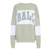 J. Robinson Sweatshirt in Mos Green Ball , Green , Dames