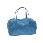 Pre-owned Nylon handbags Prada Vintage , Blue , Dames