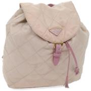 Pre-owned Fabric backpacks Prada Vintage , Pink , Dames